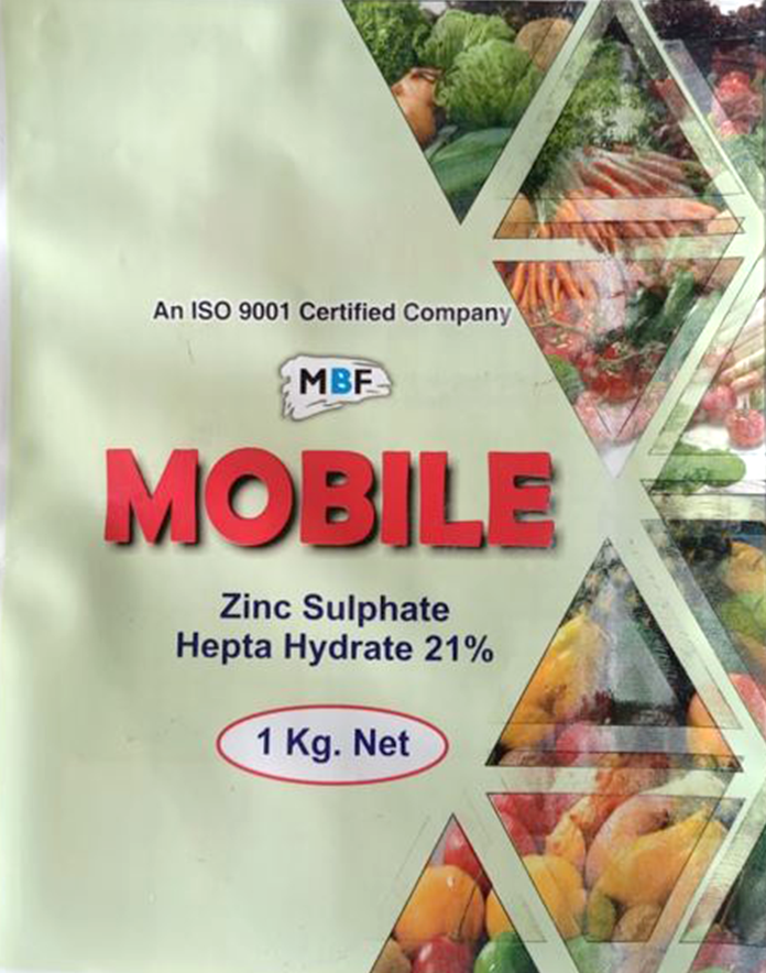 Mobile Zinc Sulphate Hepta Hydrate